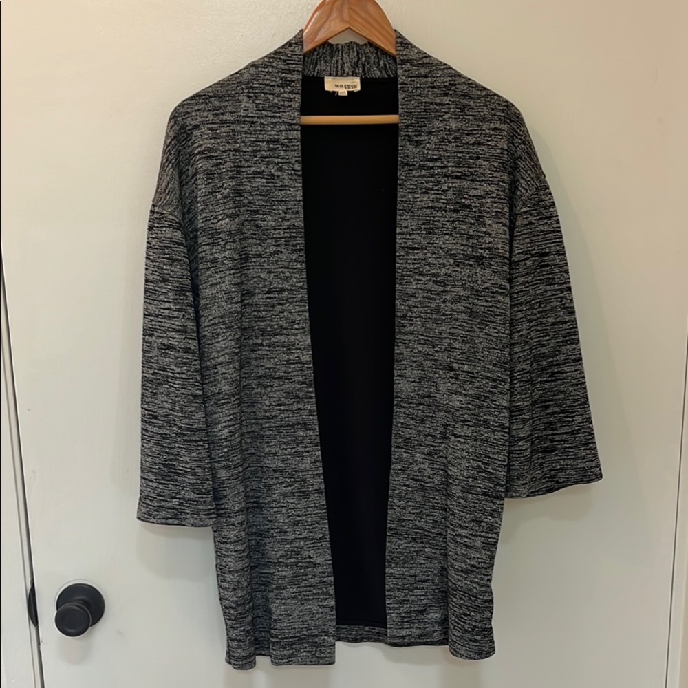 Wilfred Gray Cardigan Sweater with 3/4 Sleeves, XXS, NWOT